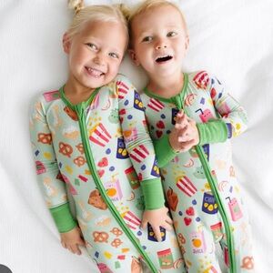 NWT Little Sleepies Snack Attack zippy